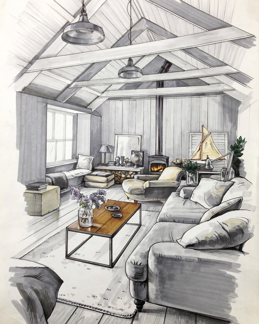 07-Living-Room-Matveeva-Anna-Interior-Design-Sketches-a-Source-of-Inspiration-www-designstack-co