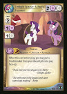 My Little Pony Twilight Sparkle & Rarity, Exposed! Defenders of Equestria CCG Card