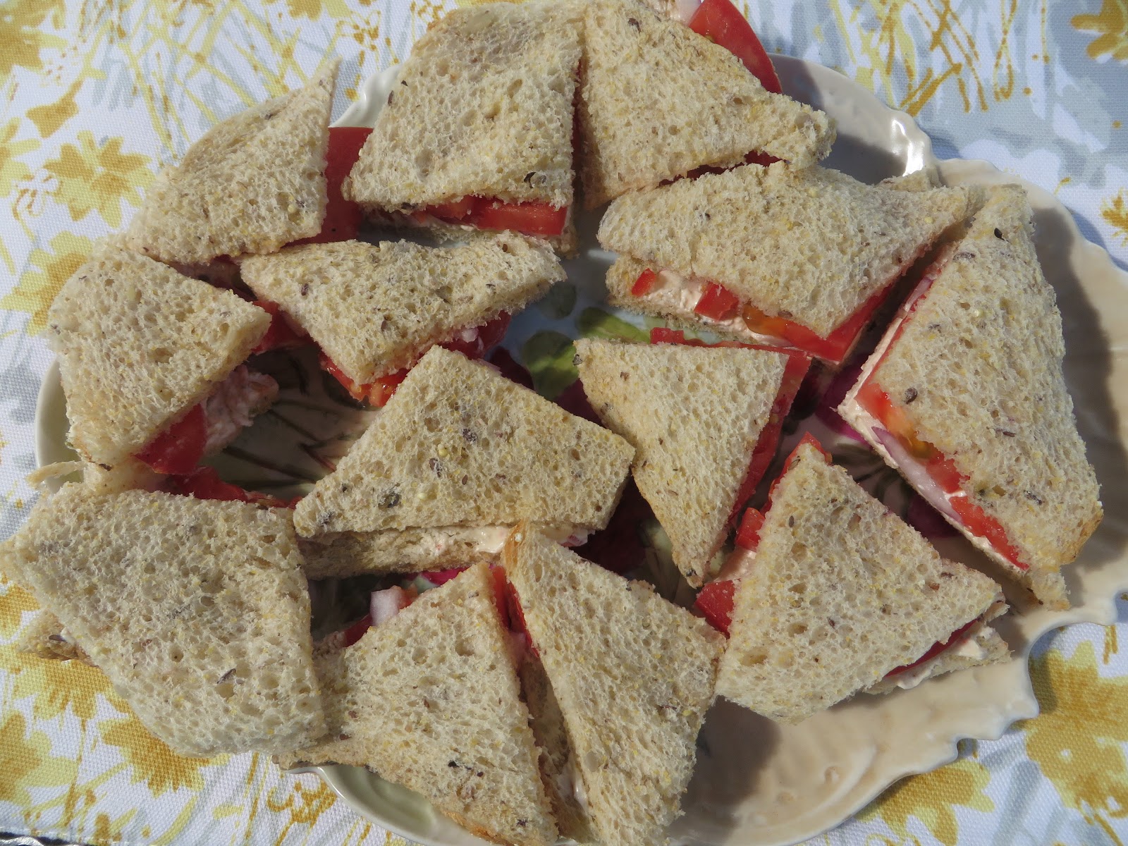 Ever Ready Tomato Tea Sandwiches