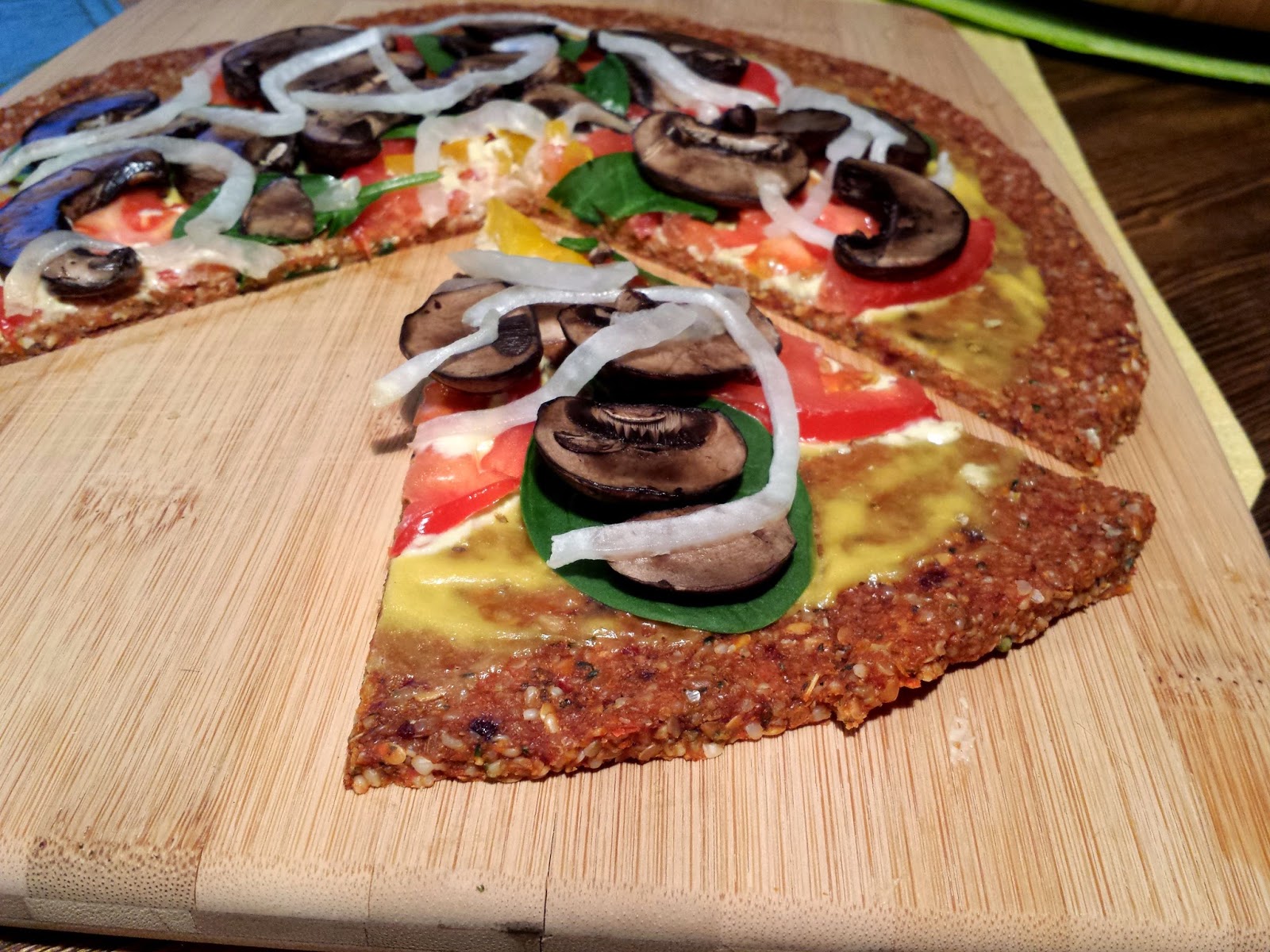 Raw Vegan Recipes by Rocki Raw Vegan Pizza Nut and GlutenFree Crust