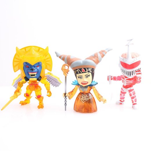 Loyal Subjects Power Rangers Exclusive Metallic Red Ranger Versus Goldar Figures
