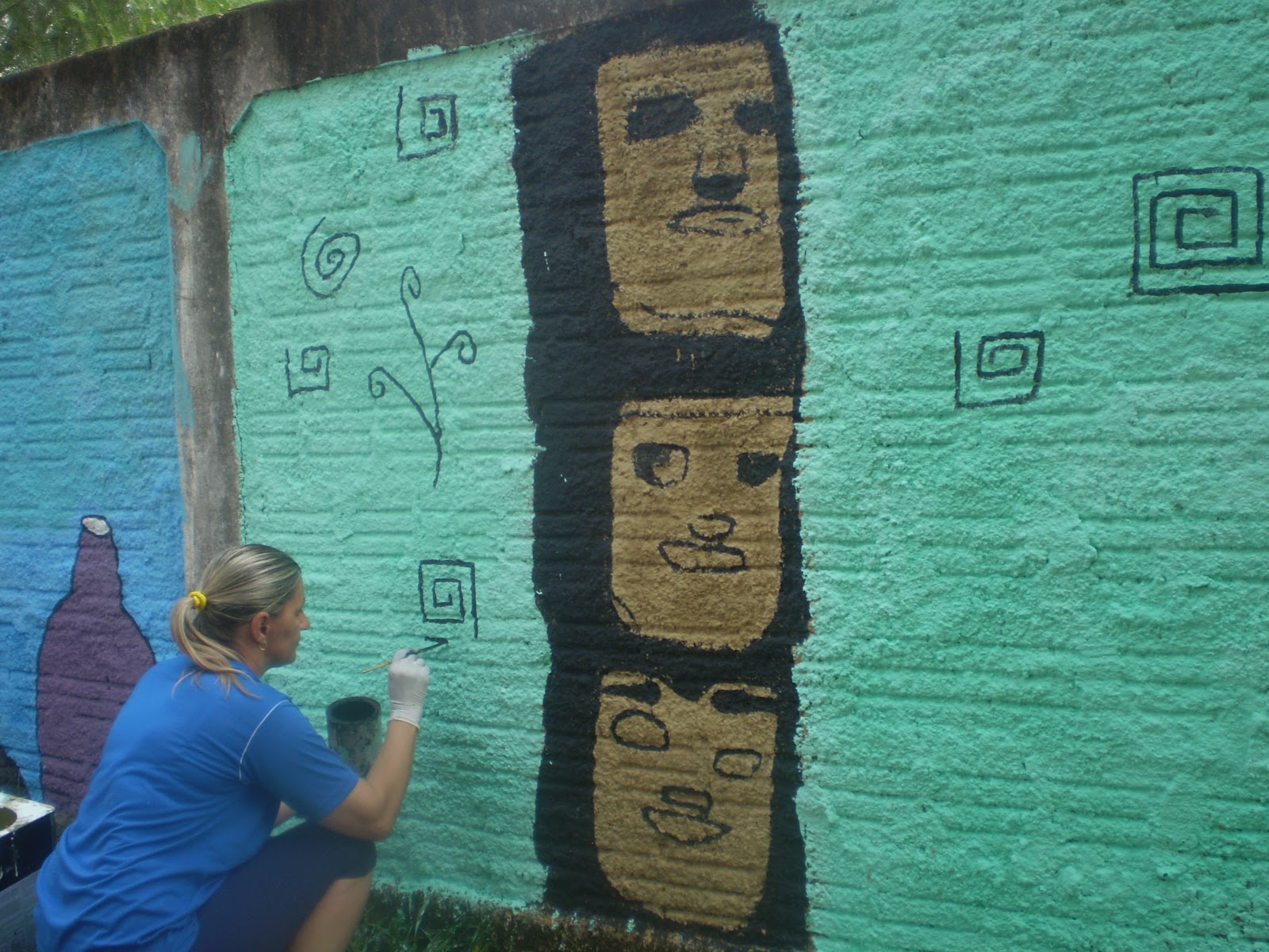 EPMR Osvaldo Almeida Matos Cabeceira do APA: Projeto Pintando o Muro ...