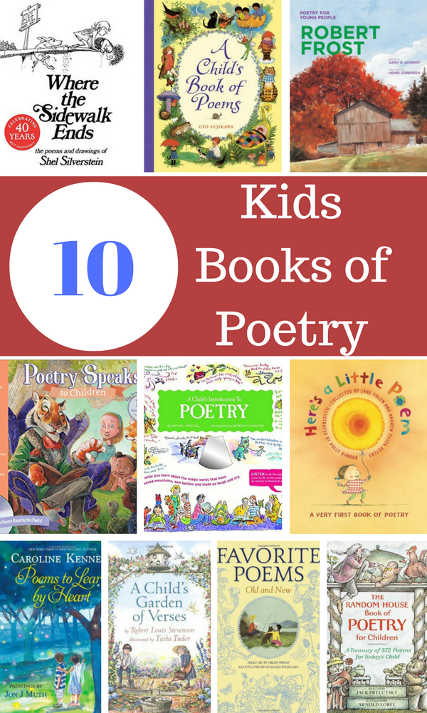 Poetry Books for Kids Poetry Books for Kids