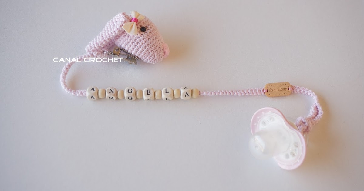 CANAL CROCHET: Chupetero conejo amigurumi tutorial