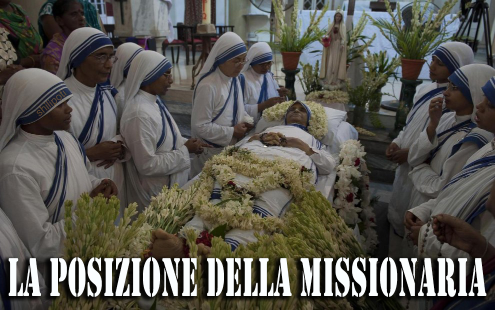 Posizione Il Missionario shilipoti: LA POSIZIONE DELLA MISSIONARIA
