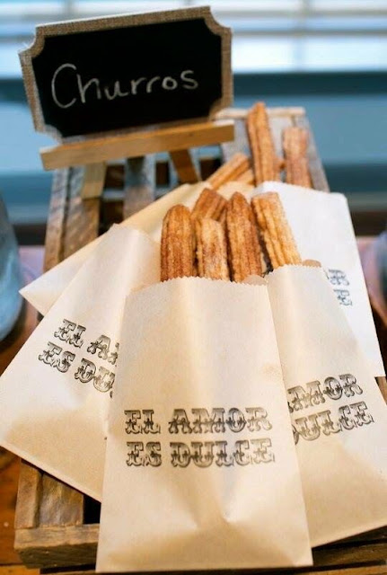 Resopón de churros para la boda - Foto: Pinterest Resopón de churros para la boda - Foto: Pinterest