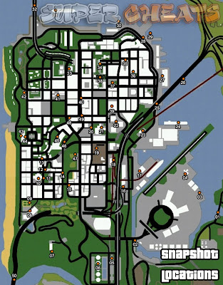 Peta lokasi GTA San Andreas