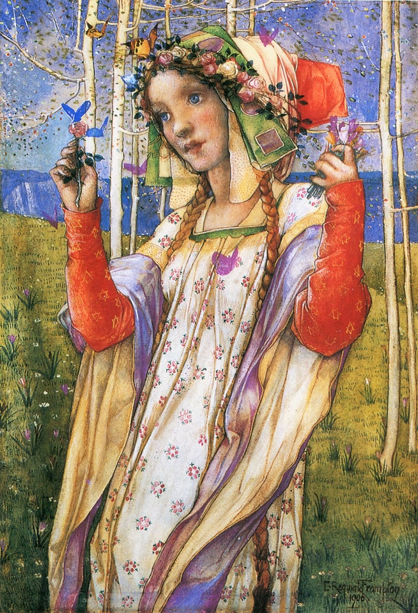 Edward Reginald Frampton PreRaphaelite painter Tutt'Art Pittura