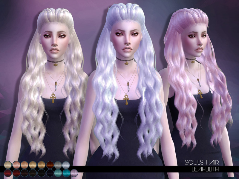 Sims 4 Ccs The Best Leahlillith Souls Hair
