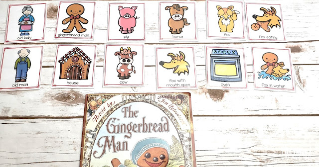 Help your students retell the story of The Gingerbread Man with these printable sequencing cards. Perfect for preschool or kindergarten. #kindergarten #free #printable #preschool