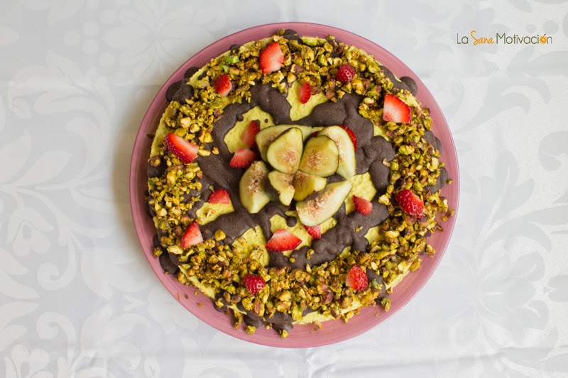 Tarta higos naranja y chocolate