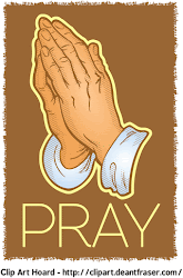 clip clipart hands pray praying border graphic bottom links hoard