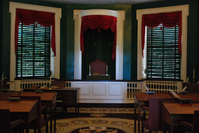 Interior of Congress Hall in Philadelphia
