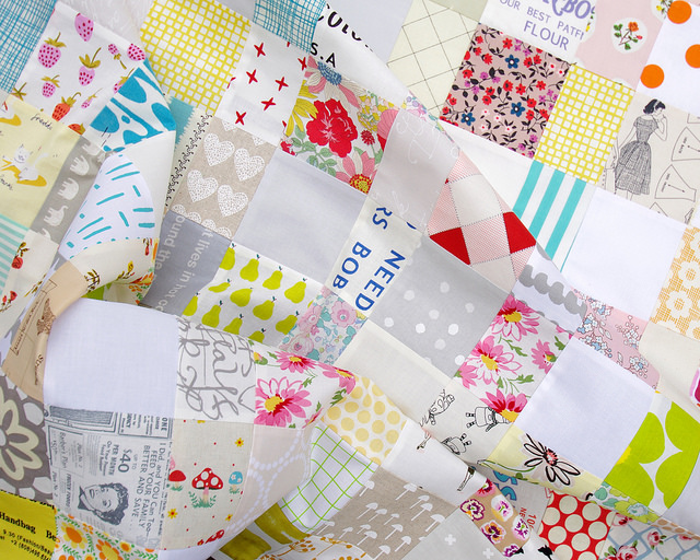A Scrap Buster Baby Quilt | Work in Progress | Red Pepper Quilts 2015