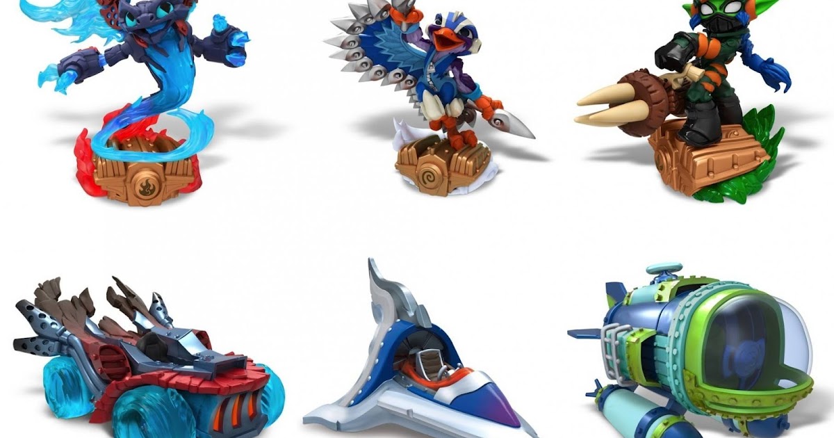 skylanders superchargers characters and matching vehicles