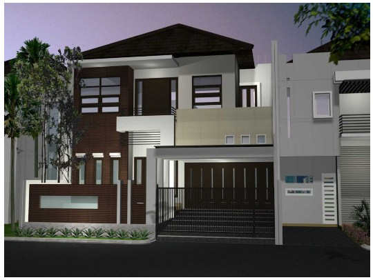 Rumah Minimalis 2 Lantai Mewah dan Elegan Rumah Minimalis 2 Lantai Mewah dan Elegan