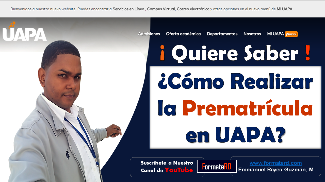 De admisiones uapa departamento