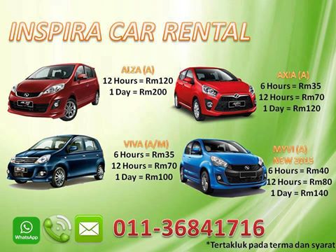 Harga Kereta Sewa Alza Parit Raja  Sewa dan pandu sendiri boleh datang