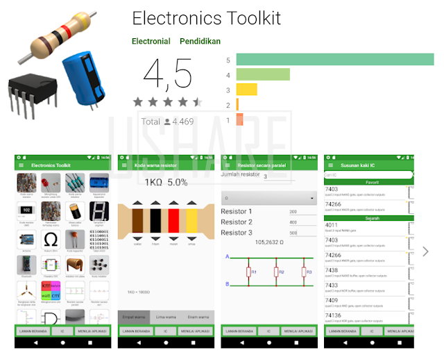  kita akan membahas wacana aplikasi android yang paling laku dipakai oleh anak elektro 10+ Aplikasi Android Paling Laris Dipakai Anak Elektro