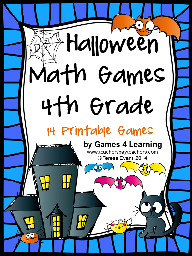 Halloween Math Games Printable