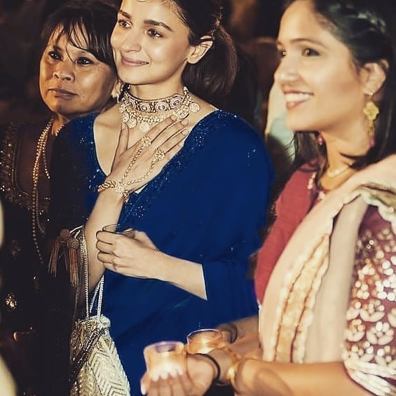 A Stunning look of Alia Bhatt at Her Best Friend's Wedding
