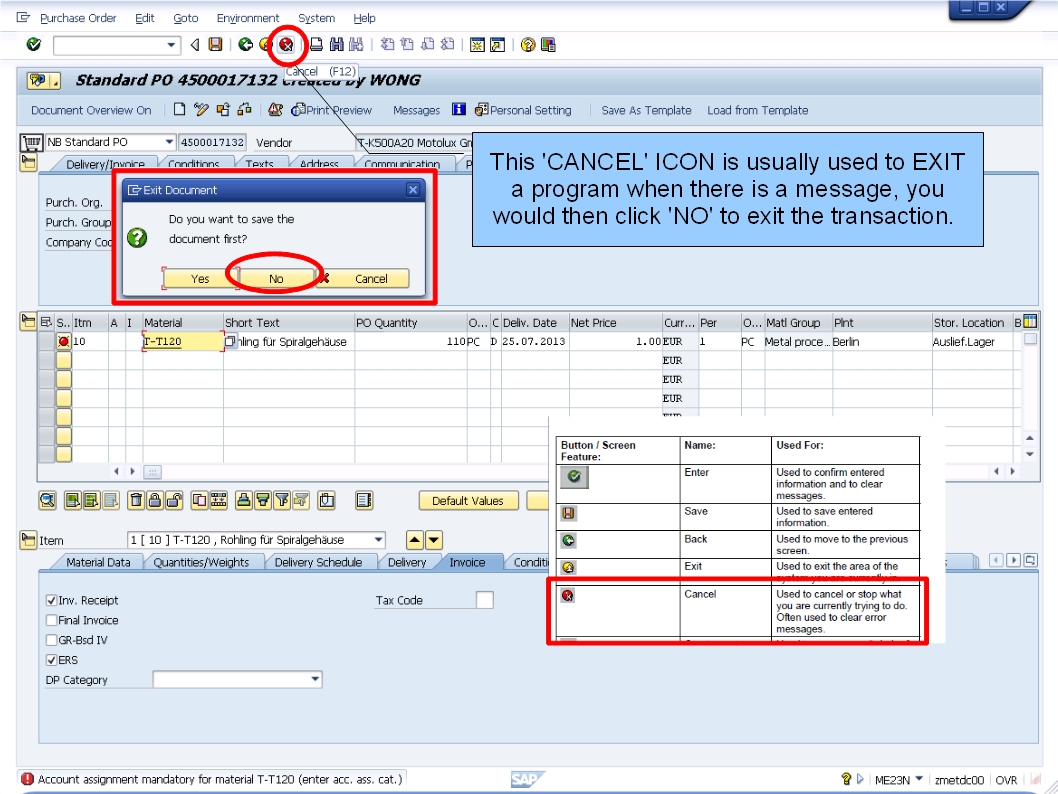 青蛙SAP分享 Froggy's SAP sharing N13 SAP Buttons/ICONS Explained