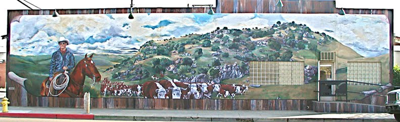 Gill Cattle Drive, Exeter Meats, Exeter, CA, 1997