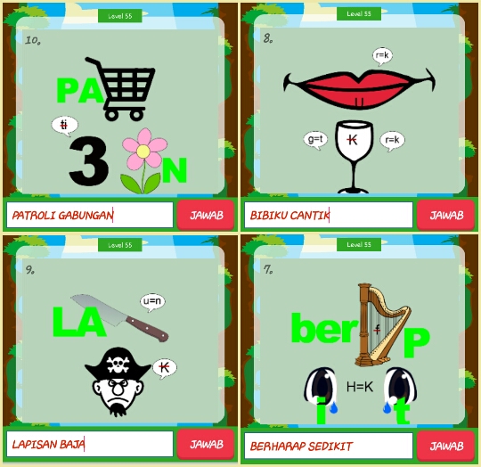 Jawaban Tebak Gambar Seru Level 55 Serbagratis95