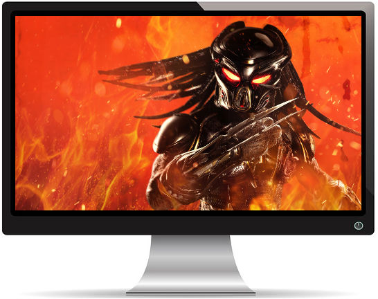 The Predator Flammes - Fond d'écran en Ultra HD 4K 2160p