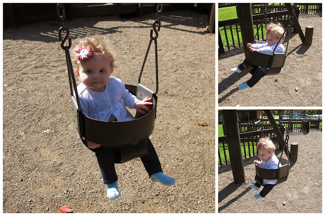 Stella Swinging at the Park