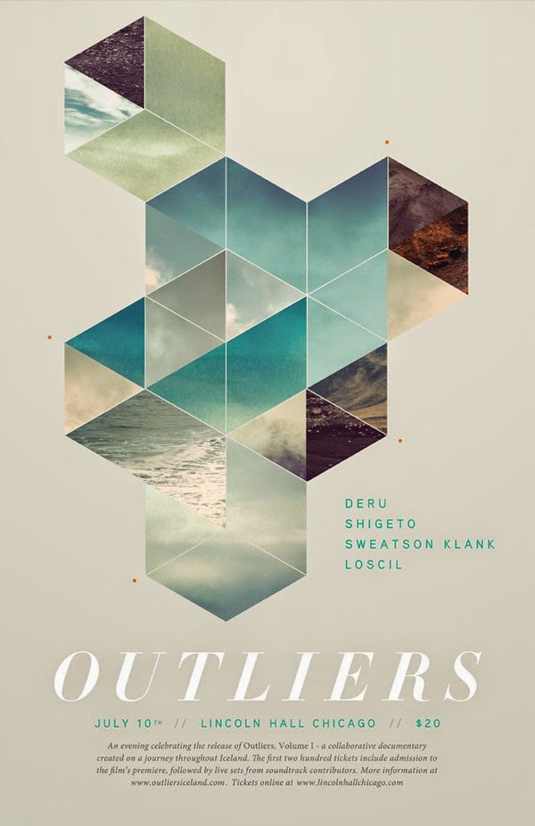Ketika Desain Disatukan Dengan Geormetrik Photo - OUTLIERS POSTER By Ryan Sievert Ketika Desain Disatukan Dengan Fotografi - OUTLIERS POSTER By Ryan Sievert