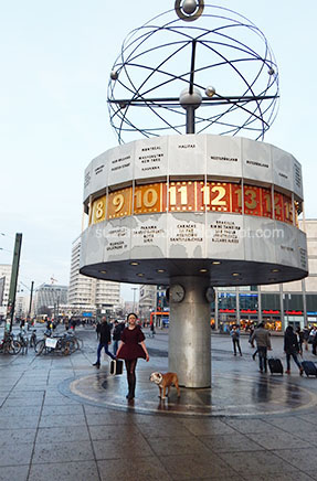 World Time Clock, Alexanderplatz 2016