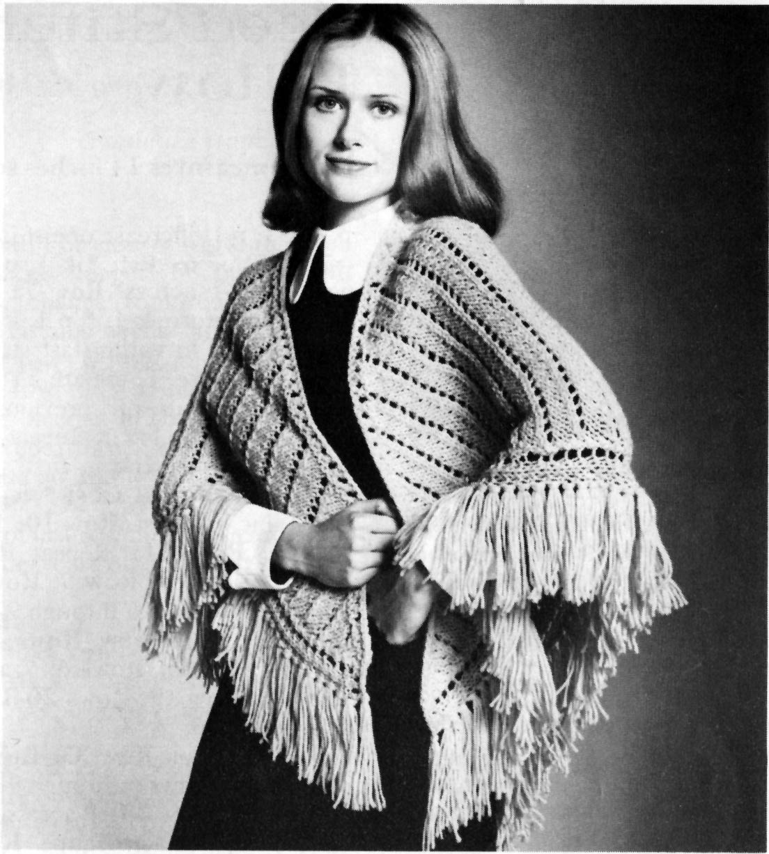 The Vintage Pattern Files: 1960s Knitting - Kate Shawl
