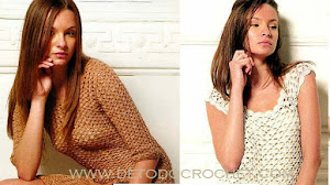 Vestidos Crochet en Color Camel y Marfil / Paso a paso