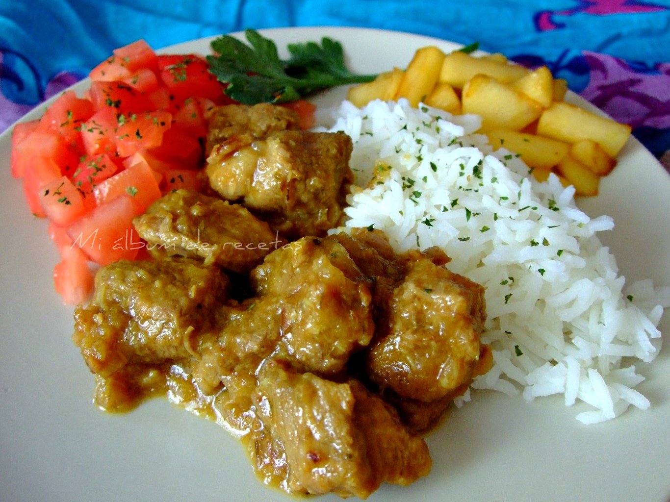 Mi Álbum de Recetas Cordero al curry (Curry d’agneau de La Coupole)