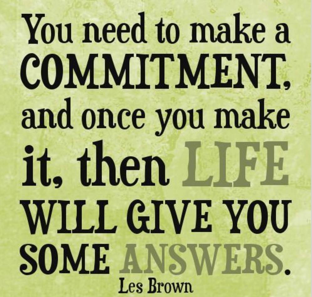 To make a commitment to. To make a commitment to