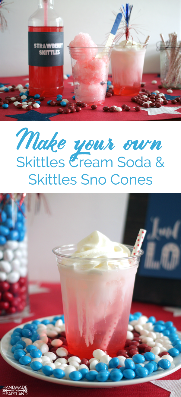 Fourth of July Skittles Cream Soda Recipe