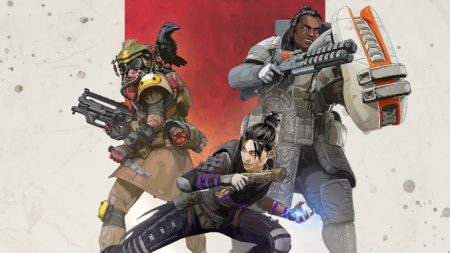 Apex Legends, Characters, Wraith, Gibraltar, Bloodhound, 4K, 3840x2160, #21