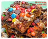M and M Cookie Bars