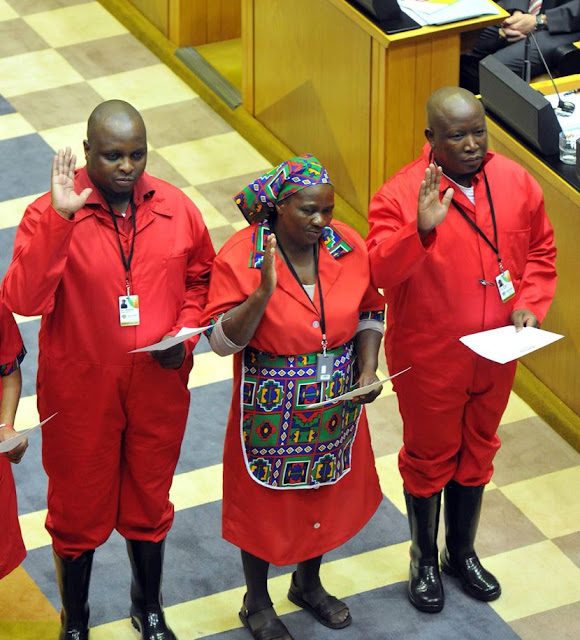 No more red overalls and gumboots in Parliament for EFF