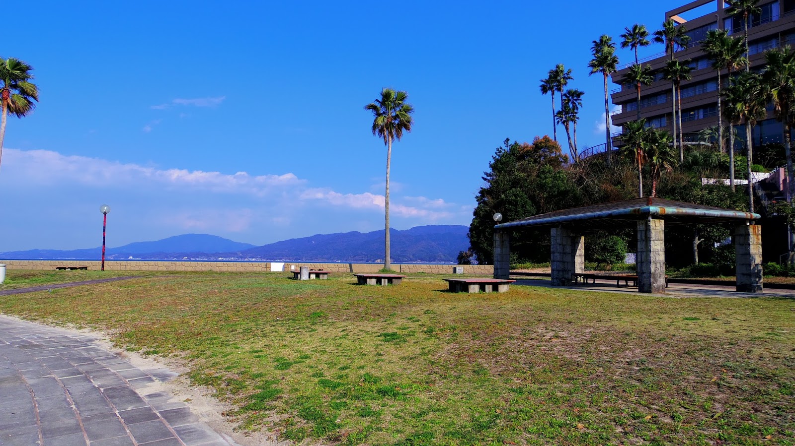 業務用スーパーの風景写真館 【2017年4月2日】熊本県 天草市 本渡海水浴場