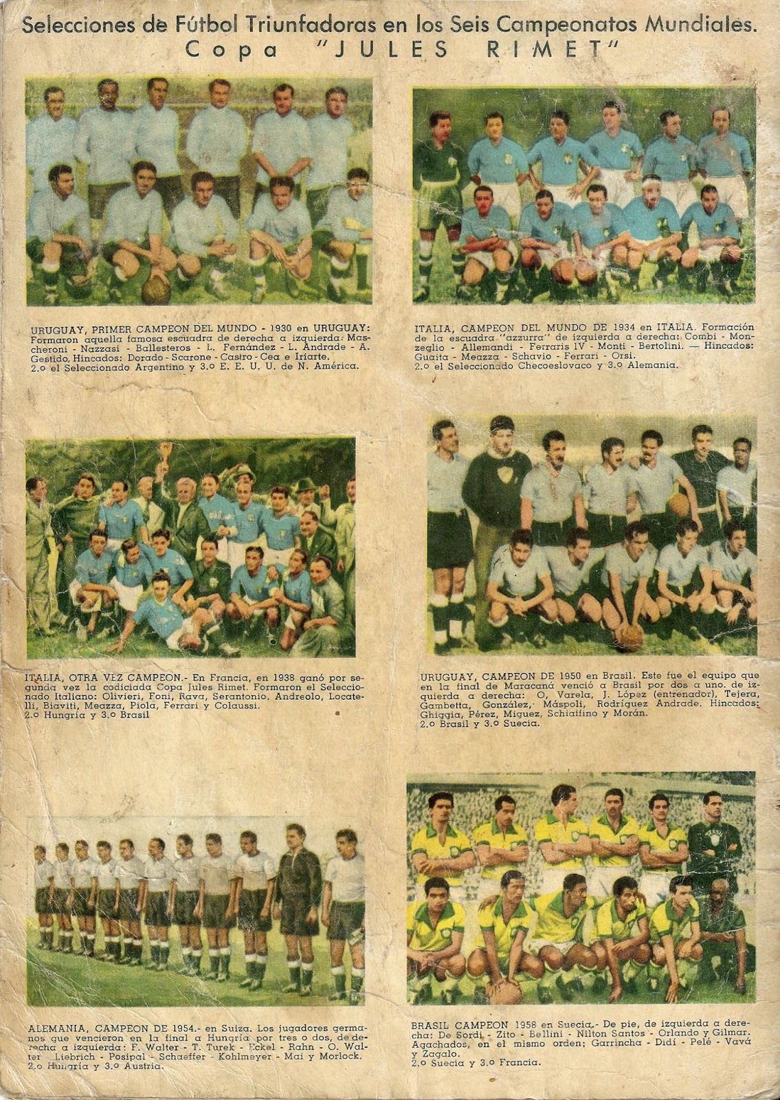 revista mampato comics y los 70s Album Mundial 1962 Chile