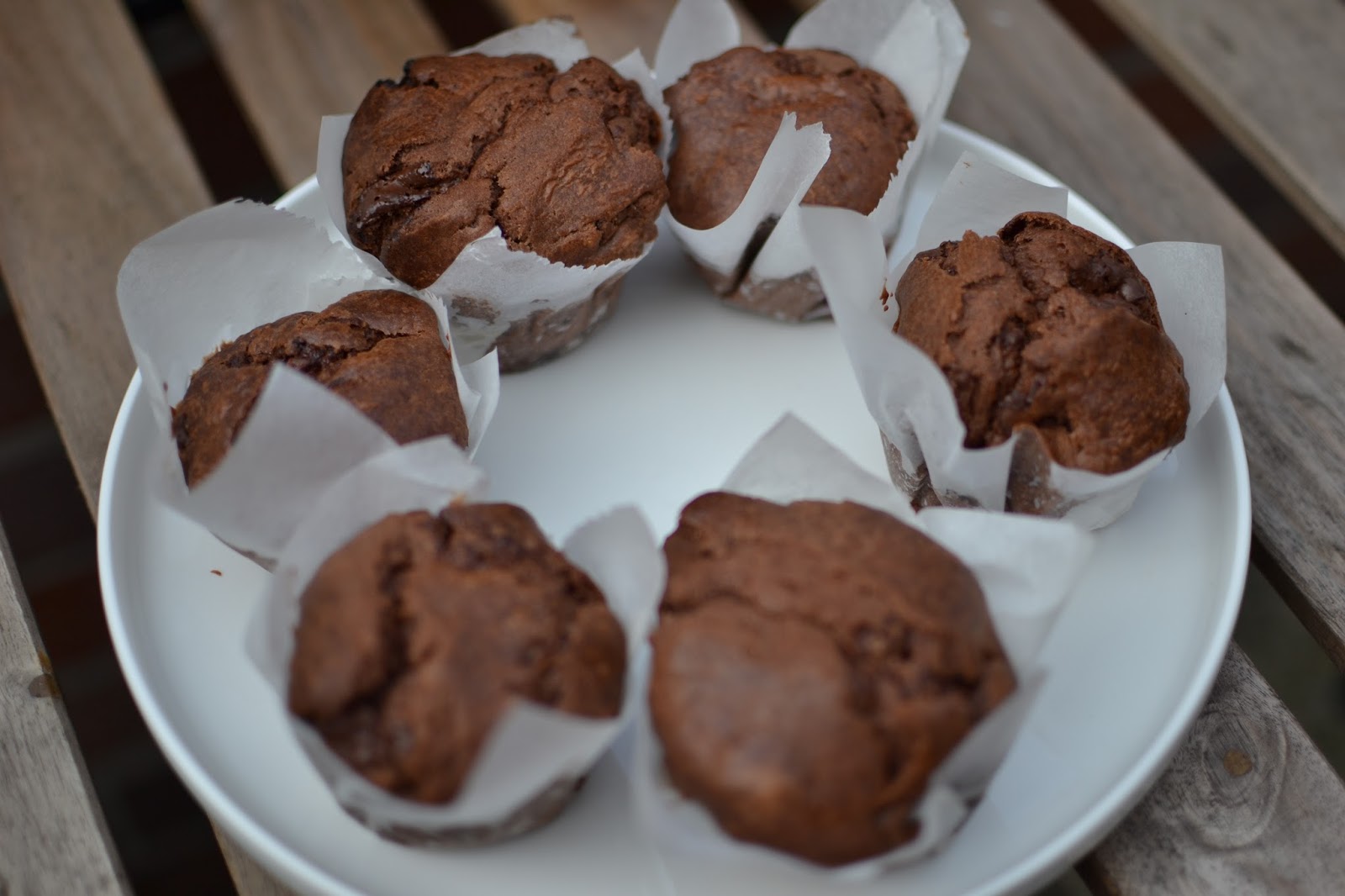 Čokoládové muffiny s Crème fraiche / Schokomuffins mit Crème fraiche ...