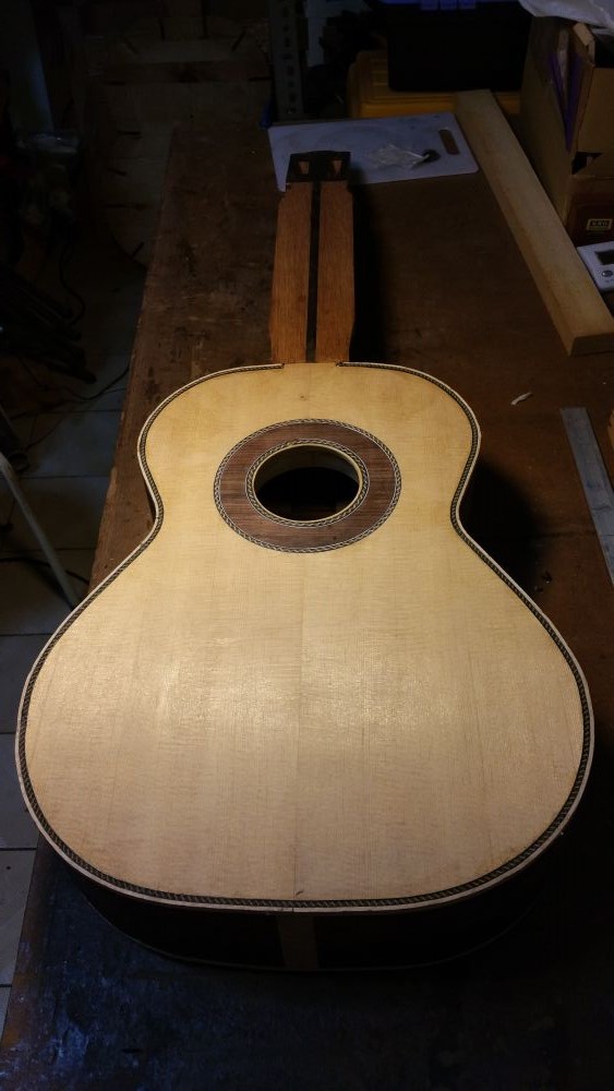 Sen's Guitar Making Blog Installing the binding and purfling