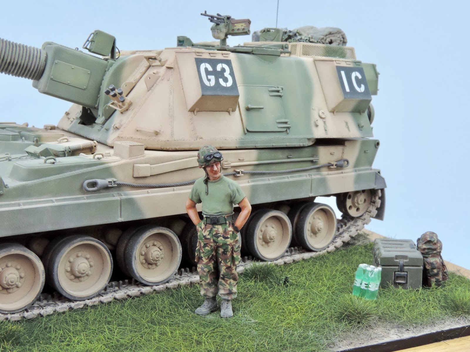 Pete's Model World : Trumpeter AS-90's Finished!