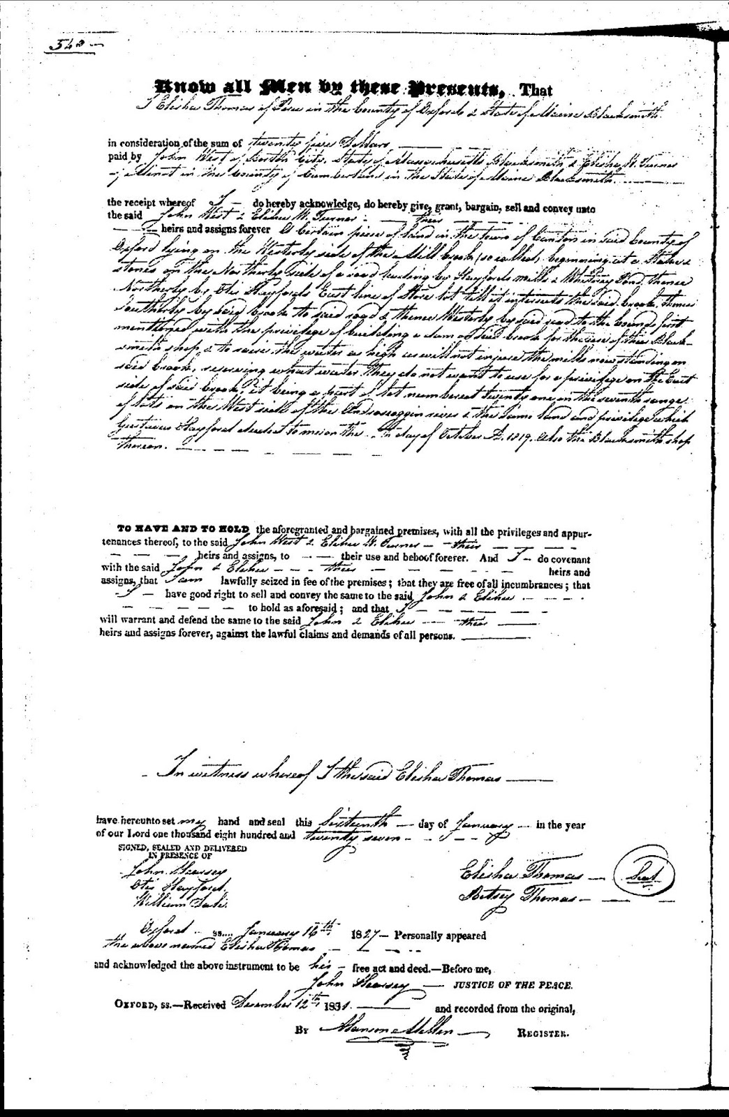 West in New England 52 ANCESTORS JOHN CUTTER WEST PT2.