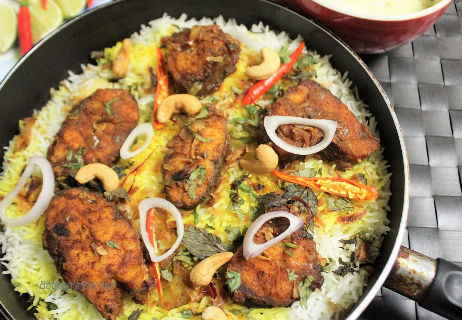 Bethica's Kitchen Flavours Fish Dum Biryani Bengali Style
