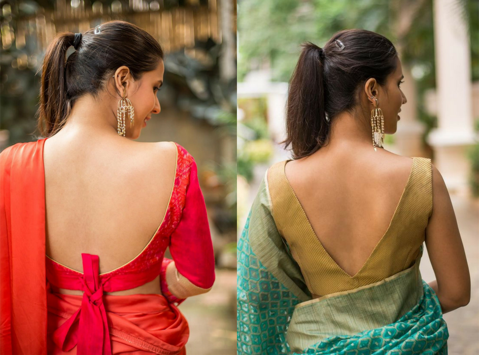 Saree blouse neck designs 2020 online