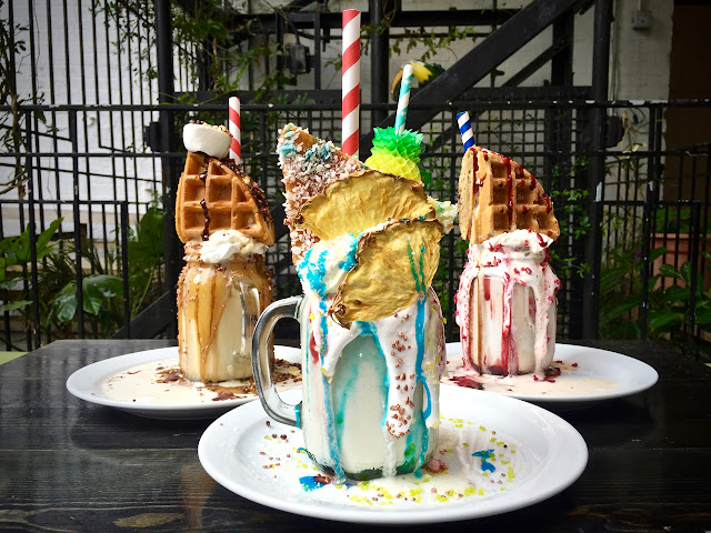 Freak shakes at Pond, Dalston