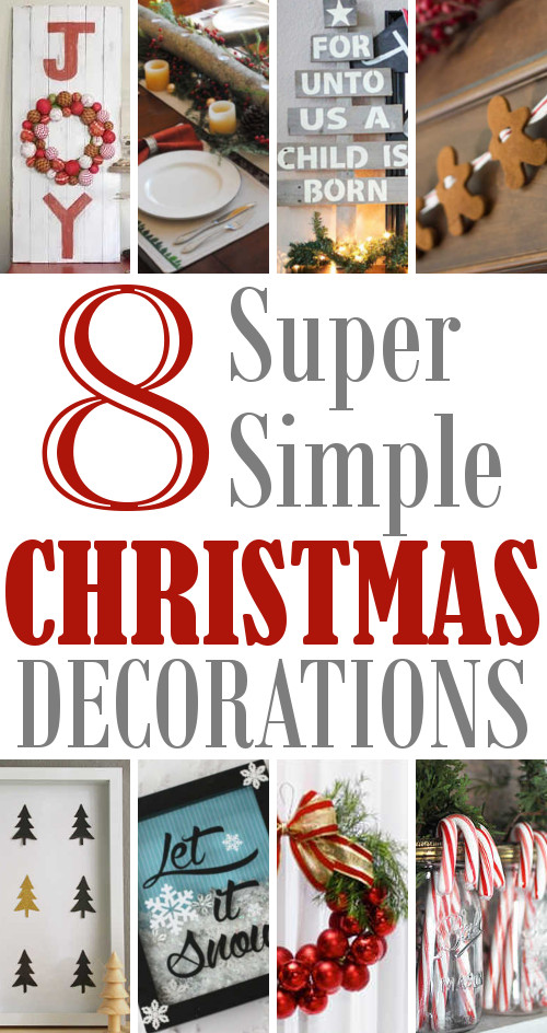 DIY Home Sweet Home 8 Super Simple Christmas Decorations
